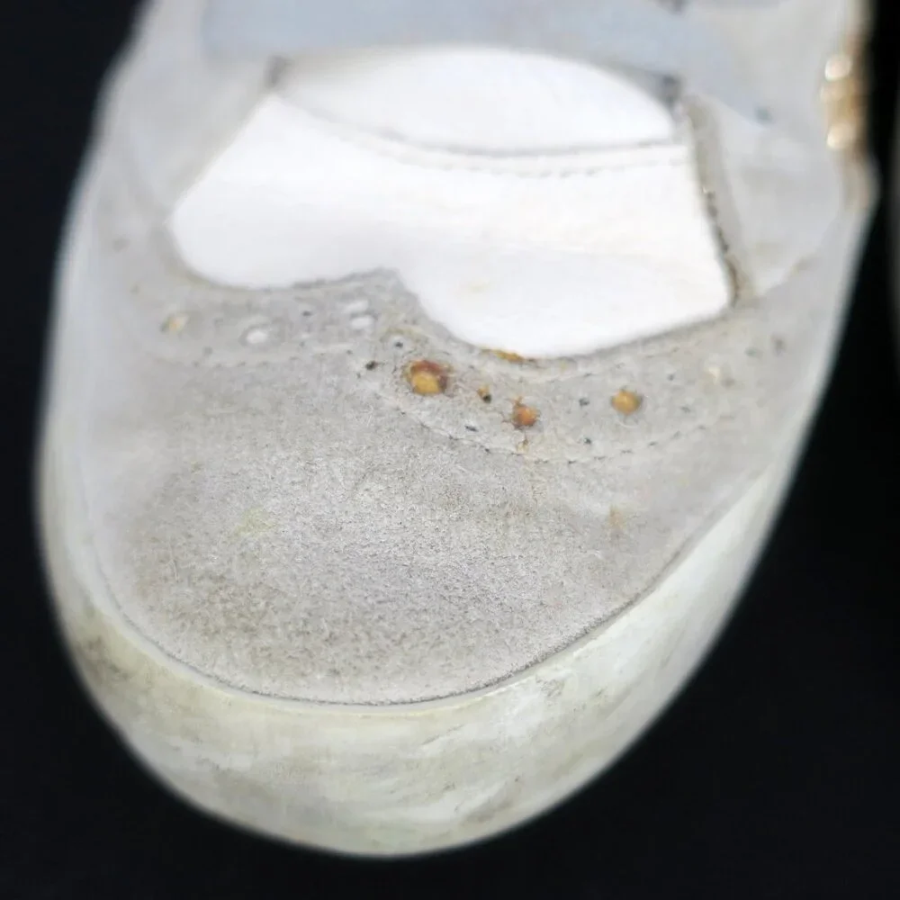 Golden Goose Mid Star Gold Glitter Midstar LE Sneakers Women 37 7M Made in Italy - Picture 4 of 15